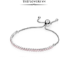 Pandora Pink Sparkling Strand Bracelet